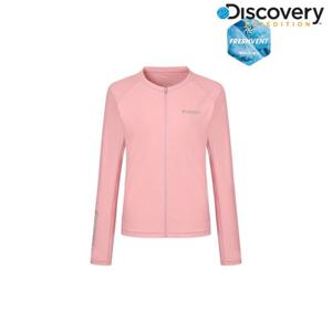 [디스커버리] 프레시벤트 여성 에센셜 풀집업 래쉬가드 DWSW64053-PKD