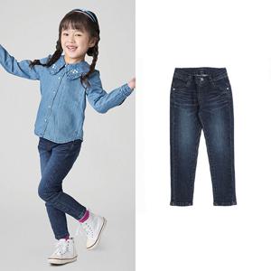 [게스키즈]진청 스키니 데님 팬츠 (G22KAP331-T)