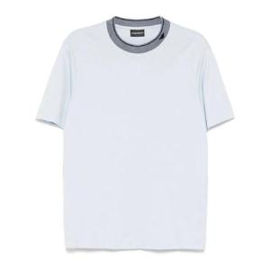 25 FW 엠포리오아르마니 트리밍 크루 넥 티셔츠 EM000853AF12926 TP436066178