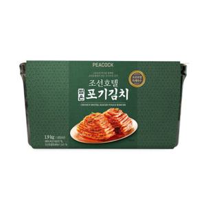 피코크 조선호텔 썰은 포기김치 1.9kgX2팩 (총 3.8kg)