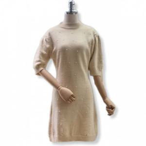 [포커스]펄 미니 니트 원피스 (FW3L7OP0422)