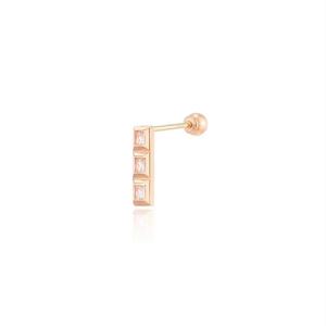[GB] 큐브 스틱 14K GOLD 피어싱 LPFN2022G