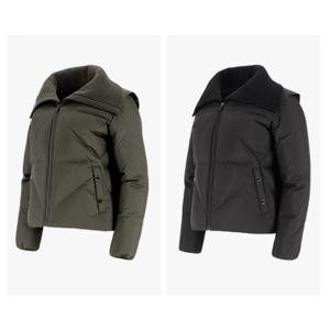 [엘르골프]24년 겨울 여성 에리 니트 중량 다운 점퍼[6K82051]