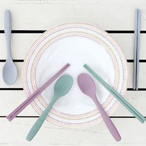 파스텔 실리콘 어린이 수저세트 3color 어린이수저 아기수저 쥬니어수저 도시락수저 실리콘스푼 실리콘젓가