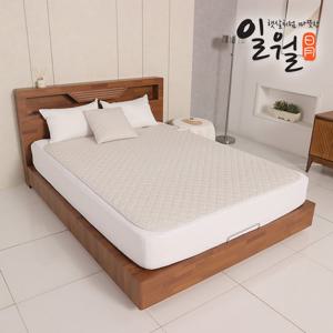 [일월] 애쉬 아이보리 초절전형 워셔블 카본 탄소 전기매트 / 카본매트 더블 + 더블