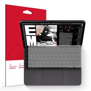 아이패드프로 8세대 13인치 M5 매직키보드 슬림 TPU 키스킨 덮개 커버+팜레스트 필름