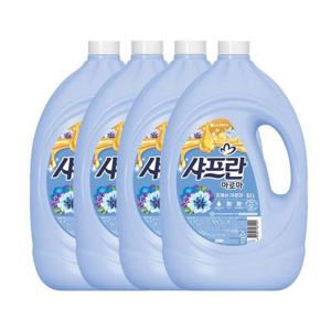샤프란 섬유유연제 프레쉬아로마 3.1L x 4개