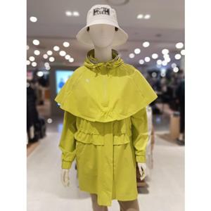 [파리게이츠] 25SS여성 후드 망토 세트 레인 코트 (521E5JR111LM)