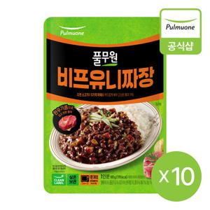 [풀무원] 비프유니짜장 덮밥소스 180gX10개