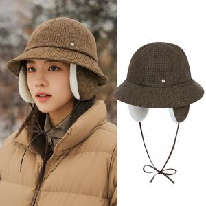 콜핑 여성 겨울 귀덮개 보온 등산 벙거지 모자 KSC873VC3W