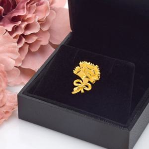 [골드모아] 순금 카네이션 뱃지 1.87g 24K 추석 부모님 선물 스승의날 감사