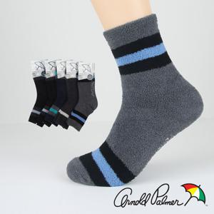 아놀드파마 남자 편한 극세사 수면 장목 양말 5켤레 세트