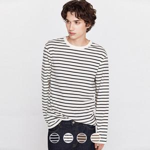 [지오다노/본사] 025911 코튼 저지 스트라이프 긴팔티