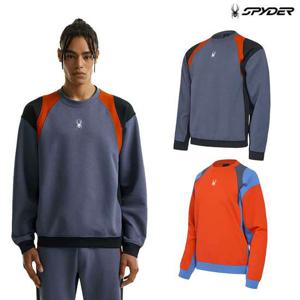 [스파이더] 공용 러닝 프로웹 컬러 블록 맨투맨 SPHPCNRL234U