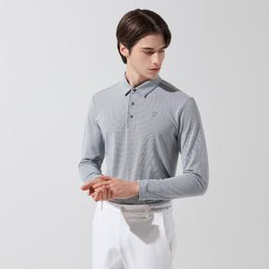 [먼싱웨어][40%OFF] 남성 컬러믹스 기모 카라 티셔츠 라이트그레이(MP421MTLO3)