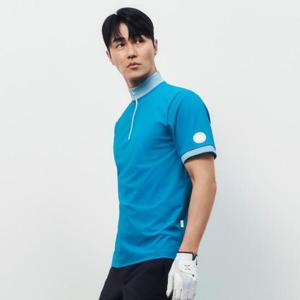 JDX HC06 남성 레이져 타공 반집업 티셔츠(X1TSW2511TQ) X1TSW2511