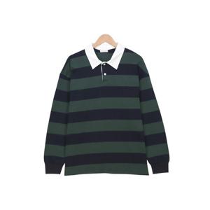 [빌리버스] 남자 티셔츠 럭비티 스트라이프 긴팔 카리 면티셔츠 BRAT087