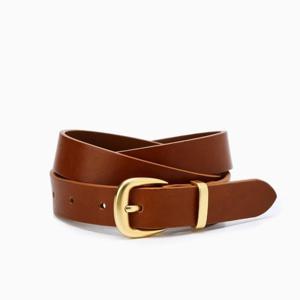 [질스튜어트] 브라운 프리미엄 통가죽 여성벨트 JABE4F121W2