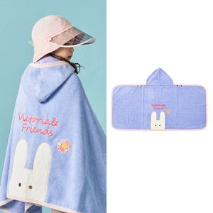 [빅토리아앤프렌즈][아동비치가운]위티뱀부 비치타올_위티퍼플