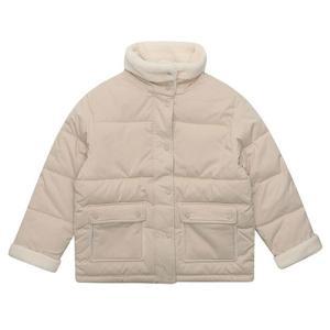 [오션스카이]여아 양털 카라 중힙 기장 캐주얼 패딩 점퍼