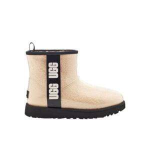 여성 어그 클래식 클리어 미니 부츠 내츄럴 블랙 1113190-NBLC