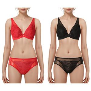 [비비안(언더웨어)]우아한 케미컬자수 부직포패드 레이스팬티세트BR967ABP967A