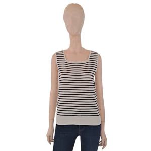 [숲]스퀘어넥 뒤V넥 니트 민소매 티 SB5SK90