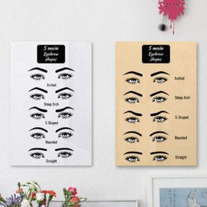 아트박스/꾸밈 af290-폼아크릴액자38CmX58Cm_다섯가지의눈썹모양