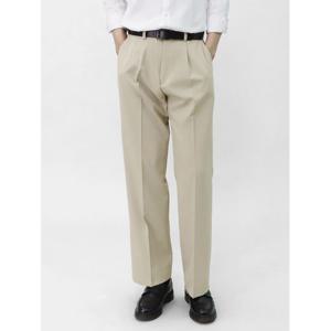 [빌리버스] 남성 핀턱 슬랙스 와이드 팬츠 정장 바지 BHL028