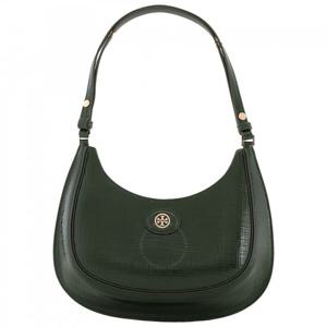 토리버치 에버그린 로빈슨 엠보싱 레더 크레센트 백 158509-300