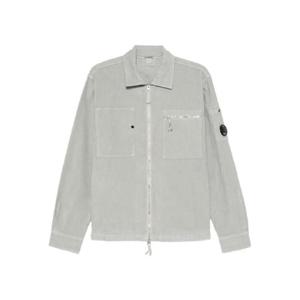 25 FW CP컴퍼니 패치 포켓 집업 셔츠 19CMOS097A006410O TP441263543