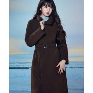 La Belle (라벨르) 여성 W/S 캐시미어 롱 코트 다운 자켓 DWW25564