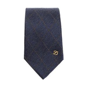[에스티듀퐁(셔츠)][듀퐁넥타이]강남 TE4FM61KA042TNY 네이비 슬림 체크 넥타이