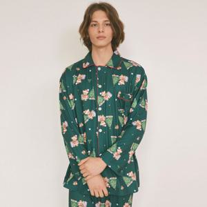 바풀 LL44097-11 커플잠옷 스판 파자마 남성 여성 투피스 잠옷