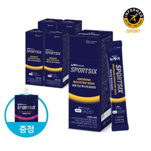 (사은증정) 스포식스 아르기닌 부스터 6000 (24gx10포) /10회 분 5박스