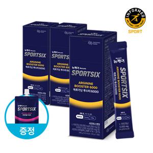 (사은증정) 스포식스 아르기닌 부스터 6000 (24gx10포) /10회 분 3박스