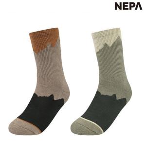 [네파 (행사)]공용 오르고 크루 C-TR 국산 중목 등산양말 7JC8308