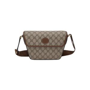 구찌 올오버 GG 슈프림 캔버스 숄더백 베이지 에보니 715767-92THG-8563