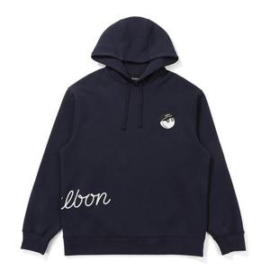 [프렌치샵/국내배송]말본골프 말본 스크립트 후드 맨투맨 네이비 M4321PFS05NVY