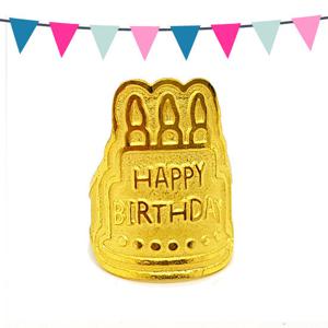 [골드리카]순금 생일축하 돌반지 3.75g