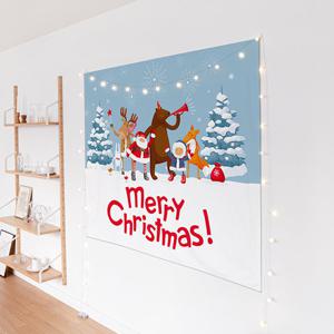 상상후 거실액자 가리개 커튼 150x130cm 크리스마스프렌즈