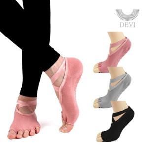 [데비] 데비 님프 스트랩 컷토우 요가삭스