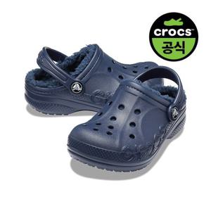 [크록스 슈즈]크록스공식 키즈 BAYA LINED CLOG K NAVY (23FKCL207500)