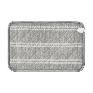 눕자 다용도 중형 탄소매트 온열찜질기 그레이 40X60cm