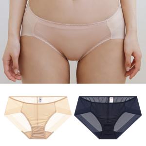 비너스 자스민 메쉬 스판 여성 미디 삼각 노라인 팬티 JPT8011