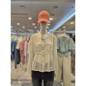 부루앤쥬디 세이브존03 부루앤쥬디  스캡 셔링 블라우스 SAVBBKBQJBL001B