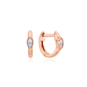 [티르리르] 브리사 마퀴즈 실버핑크 원터치 귀걸이 TESSVP14766