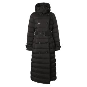 [버버리]여성 벨티드 후드 구스 롱 패딩코트(블랙무광) 80450231