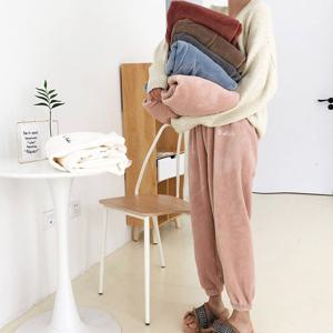 샵앤) 여성 겨울 극세사 수면바지N  CHA-WPT-20152-핑크