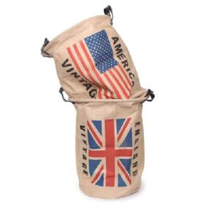 뉴 플래그 원통 쥬트 바스켓